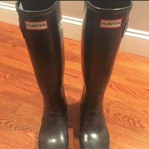 Hunter Rain Boots-Tall size 9